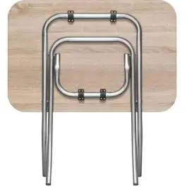 Alesta AL10026WD sto višenamenski sklopivi tekstura drvo hrasta 60x80cm