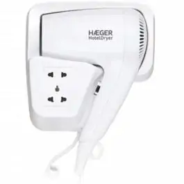 Haeger HD-120.006a fen sa držačem za zid i strujnom utičnicom 1200w