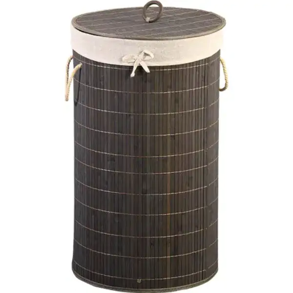 Kesper KSP19573 korpa za prljavi veš tamni bambus 35 x 35 x 60 cm