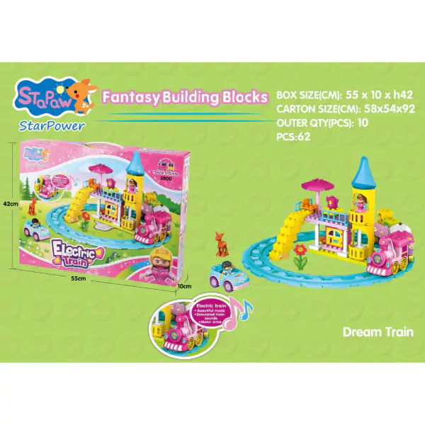 Staza set slagalicavozi 62dela