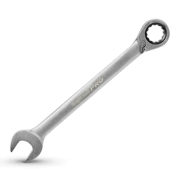 Kombinovani ključ sa čegrtaljkom – 19mm Bormann Pro