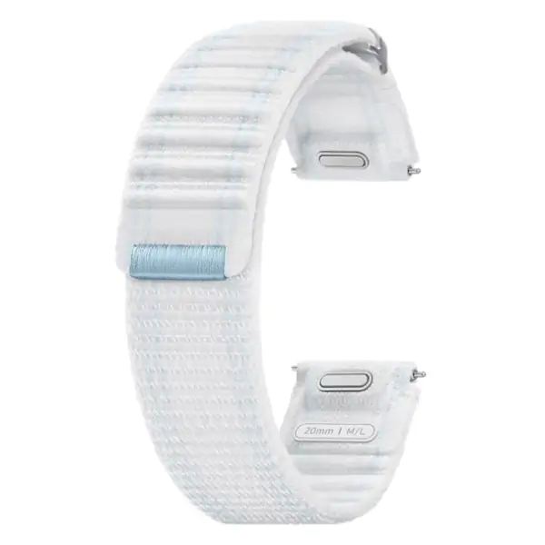 Samsung platneni kais za Galaxy Watch 7 belo plava (M/L)