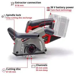 Einhell Professional TP-MA 36/30 Li BL-Solo akumulatorska mašina za sečenje zidnih kanala