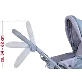 Knorr kolica za lutke stone brown Ruby