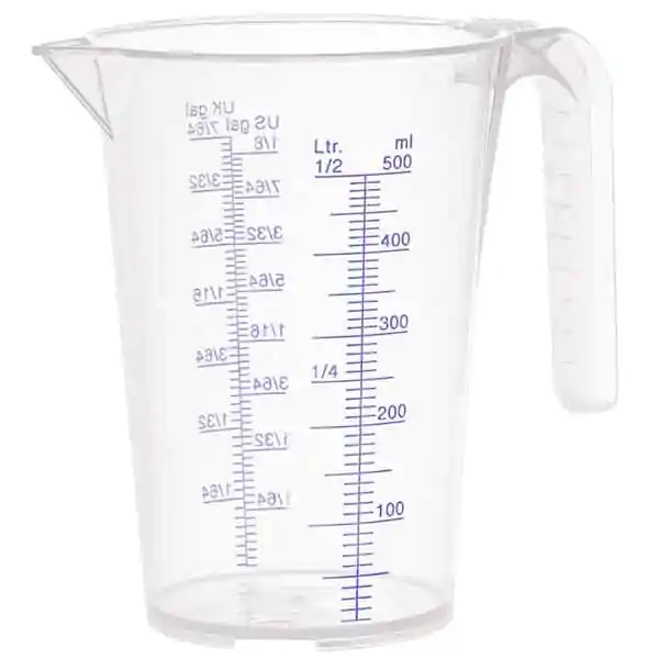 Menzura za tečnost 0.5l -20 / + 100 C ml/l UK/g Pressol