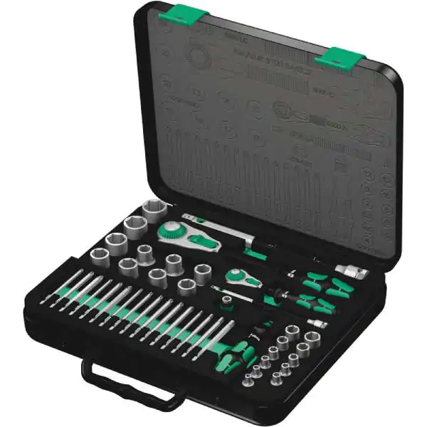 Wera 1x 8100 Zyklop set gedora, 1/4" i 1/2", metrički, 43 komada, 05160785001