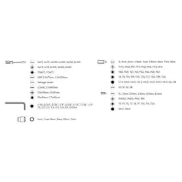 Set odvijača, bitova i imbus ključeva FESTA S2 – 114 delova