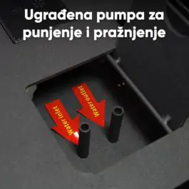 Električni kamin sa vodenom parom, bez grejanja, 1500mm DK-15MC/T