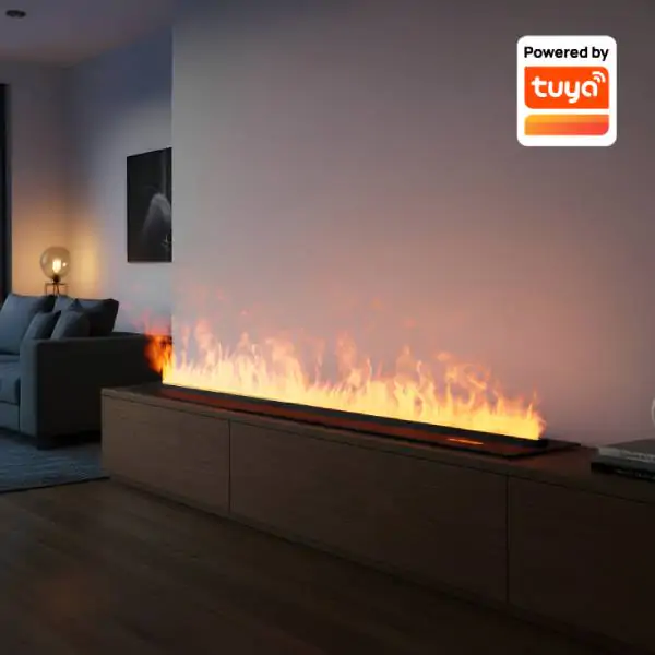 Električni kamin sa vodenom parom, bez grejanja, 800mm DK-08MC/T