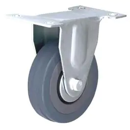 Rezervni Točak gumeni sivi fiksni 100mm