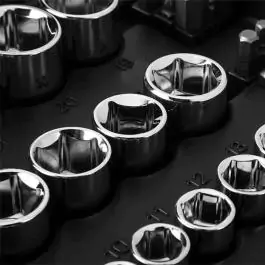 Set nasadnih ključeva, 73 dela, 1/2, 1/4, CrV – NEO TOOLS