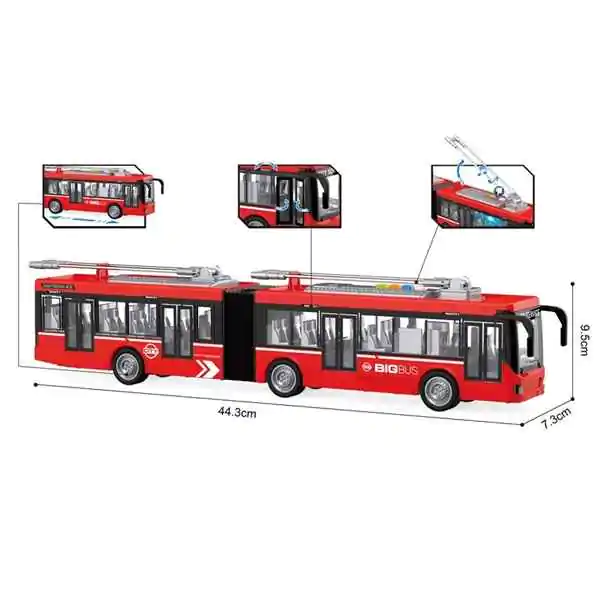 Igračka trolebus 44cm