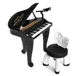 Igračka klavir sa stolicom i mikrofonom