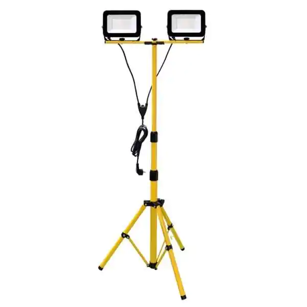 Dupli prenosni LED reflektori na stalku 2x50W Prosto - proizvod na akciji
