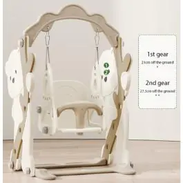 Dečiji tobogan sa ljuljaškom i košem „Meda“