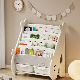 Dečija polica za knjige i igračke