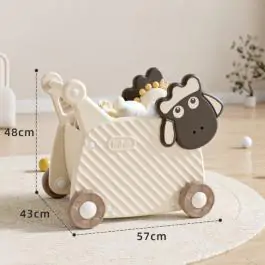 Guralica i kolica za igračke Ovčica 2u1