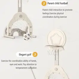 Dečiji multifunkcionalni koš Žuta Zvezda