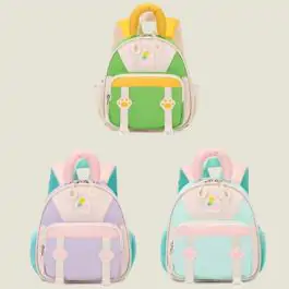 Dečiji ranac Ruipai – "Paw " dizajn sa šapicama	ljubičast