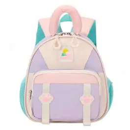 Dečiji ranac Ruipai – "Paw " dizajn sa šapicama	ljubičast