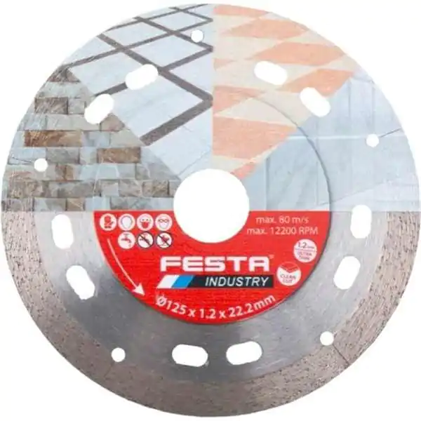 Rezna ploča dijamantska profi kontinualna 125 x 1.2 mm FESTA
