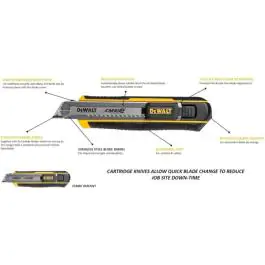 DeWalt DWHT0-10249 nož sa klizačem 18 mm