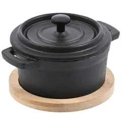 ESTIA ES01-18696 KASEROLA 10 CM SA PODMETAČEM OD BAMBUSA