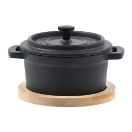 ESTIA ES01-18696 KASEROLA 10 CM SA PODMETAČEM OD BAMBUSA