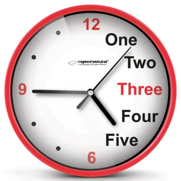 ESPERANZA EHC014R ZIDNI SAT PRAGUE CRVENI