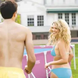 Bazen sa metalnom konstrukcijom 220x150x60 cm Intex Pink