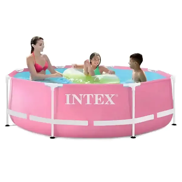 Bazen Intex Roze Metal Frame bazen 244x76 cm