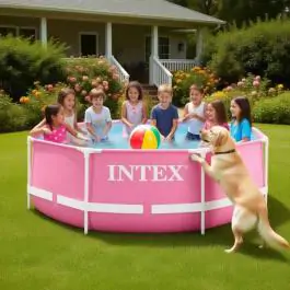 Bazen Intex Roze Metal Frame bazen 244x76 cm