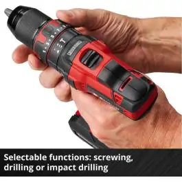 Einhell TE-CD 18/40 Li-i akumulatorska udarna bušilica set pribora od 64 komada (1×2,0Ah)