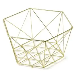 Dajar DJ29518 korpa za voće 29 cm boje zlata