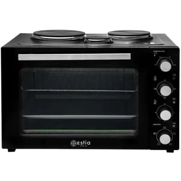 Estia ES06-17262 mini rerna sa 3 ringle 48l crna