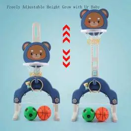 Dečiji koš set sa postoljem 3u1