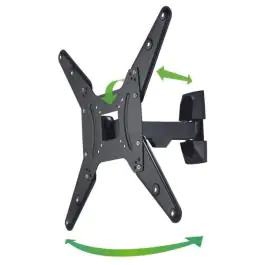 Hama LCD nosac, okretni, jedna ruka, 32-65" crni VESA 400x400