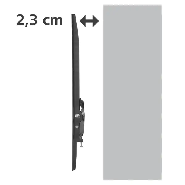 Hama LCD nosač fiksni, 32"-65" crni VESA 400x400