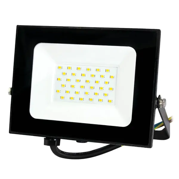 LED reflektor 30W 4000K, 2550lm 30kh, crni