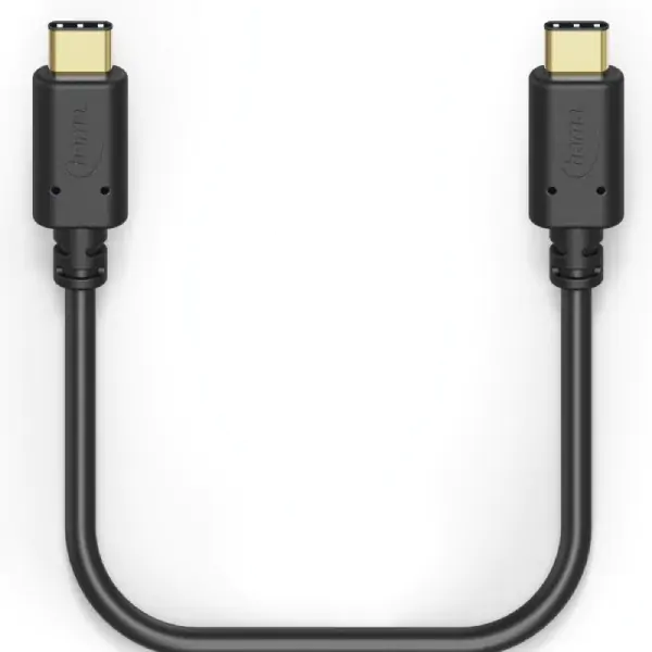 Charging/Data kabl, USB Type-C-USB Type-C, 1m crni