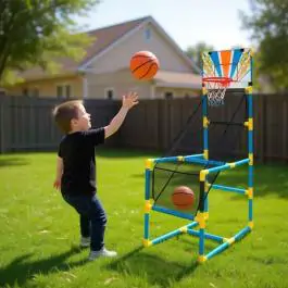 Igračka za decu Košarkarški set s loptama i pumpom