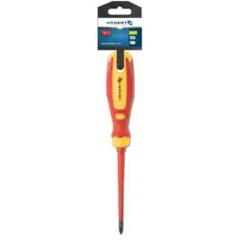 Izolovani odvijač PZ2 100 mm, 1000 V, CrMo čelik HT1S969 Hogert