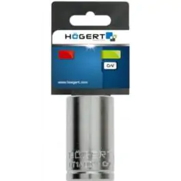 Dug nasadni ključ 1/2″, 12 mm, CrV HT1A262 Hogert