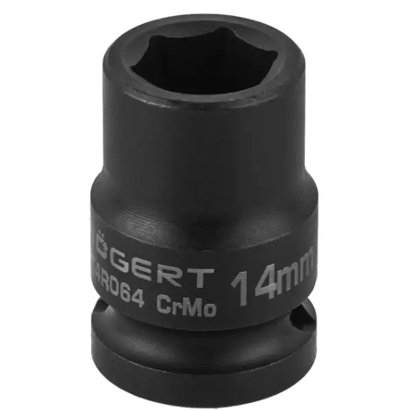 Kratka udarna nasadna ključ 1/2″, 14 mm Hogert HT4R064