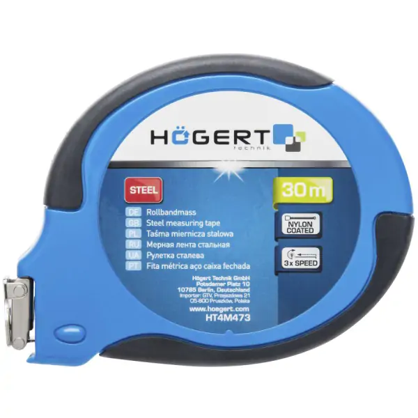 Čelična merna traka 30 m HT4M473 Hogert