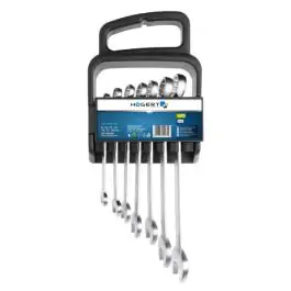 Set kombinovanih ključeva, 8–19 mm, CrV, DIN 3113 HT1W490 Hogert