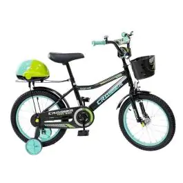Dečiji bicikl sa pomoćnim točkovima ”Crosser” crno-zelena 724-16”