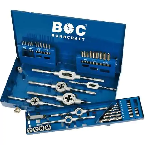 Set nareznica i ureznica M3-M12 Bohrcraft