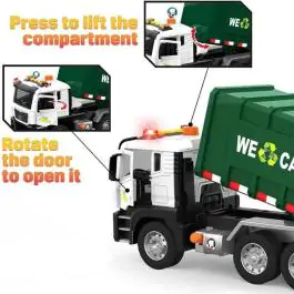 Igračka kamion za smeće sa kantama ‎31.3 x 16.7 x 13.2 cm