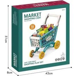 Igračka Kolica za shopping 56 delova